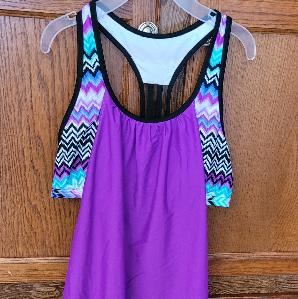Women's Swimsuit Vibrant Purple Top